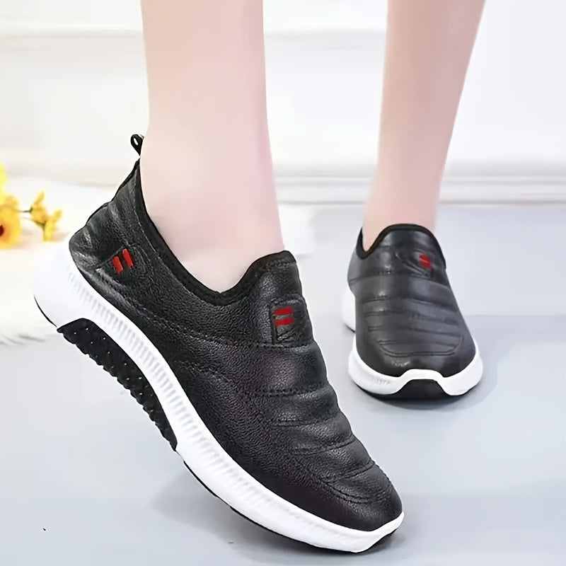 Korte Faux-Lederen Winterlaarzen voor Vrouwen - Afbeelding 4