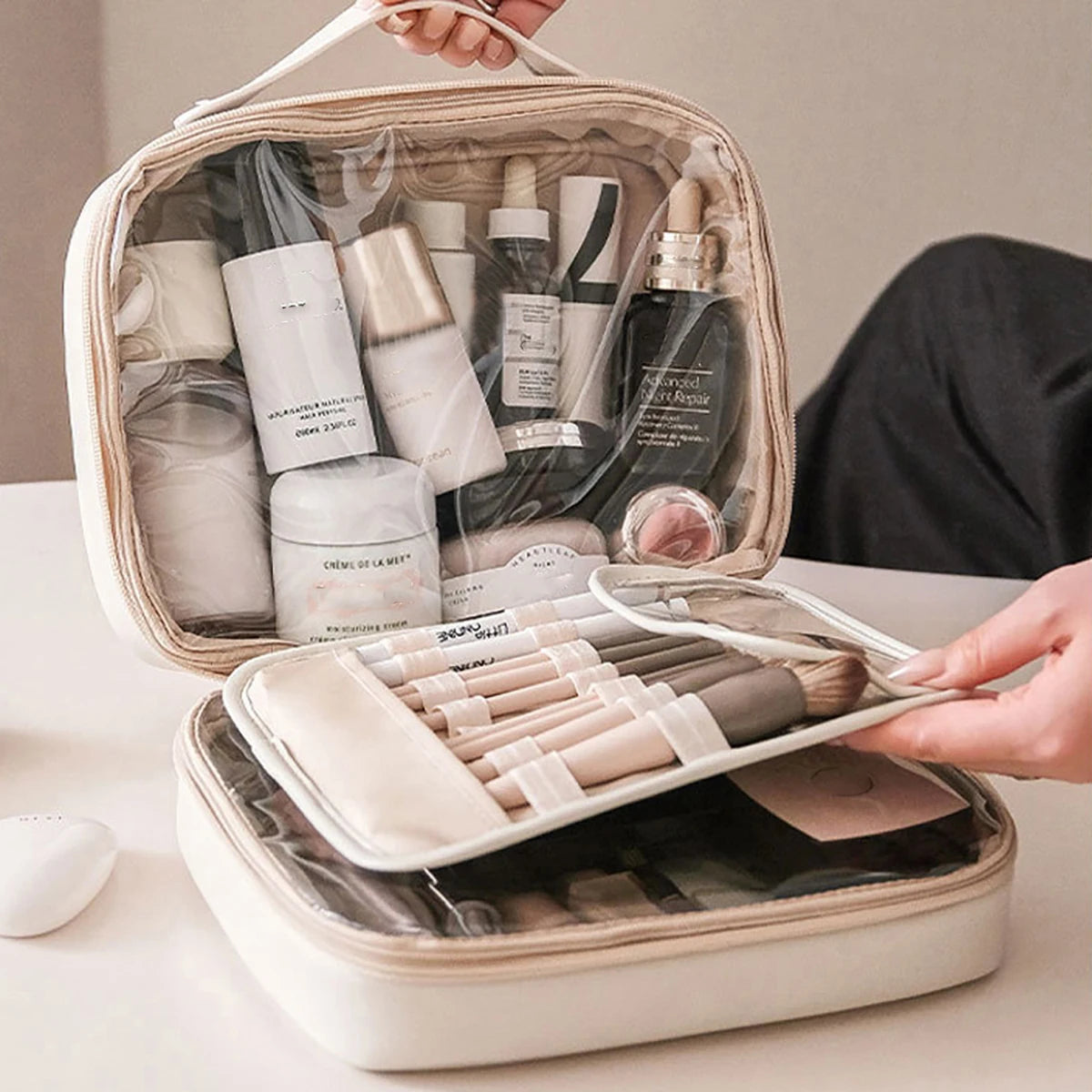 Stijlvolle Reisset Make-up Organizer - Afbeelding 3