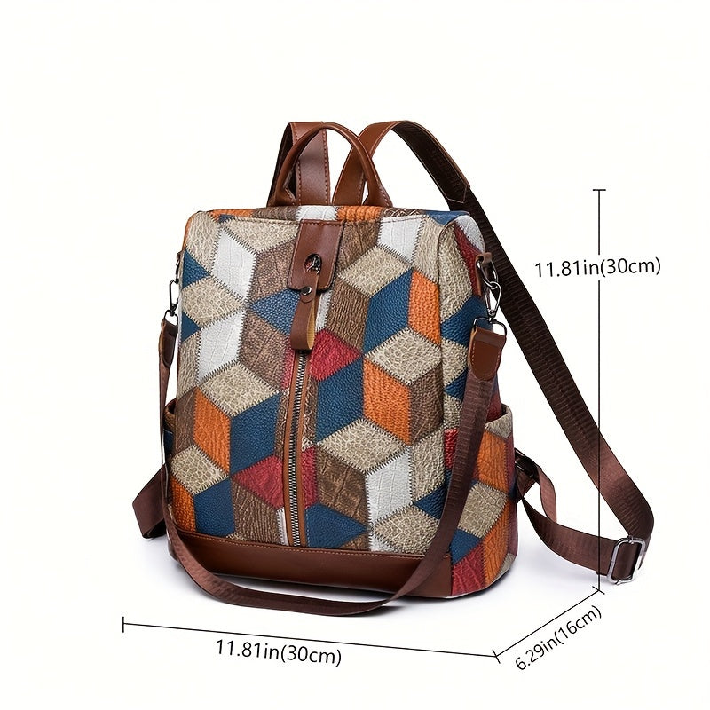 Vintage Anti-Diefstal Rugzak - Afbeelding 7