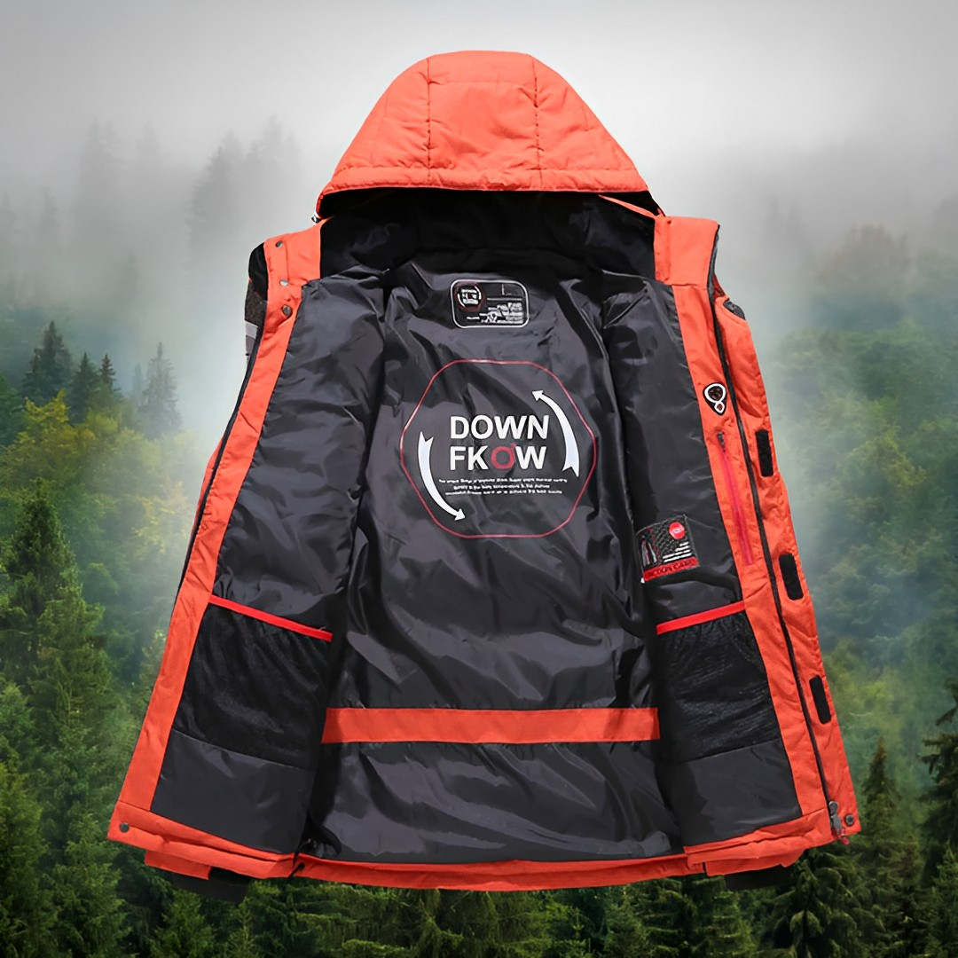 Heren donsparka met afneembare capuchon voor koude dagen - Afbeelding 7