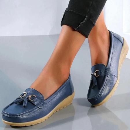 Sienna - Orthopedische Leren Loafers