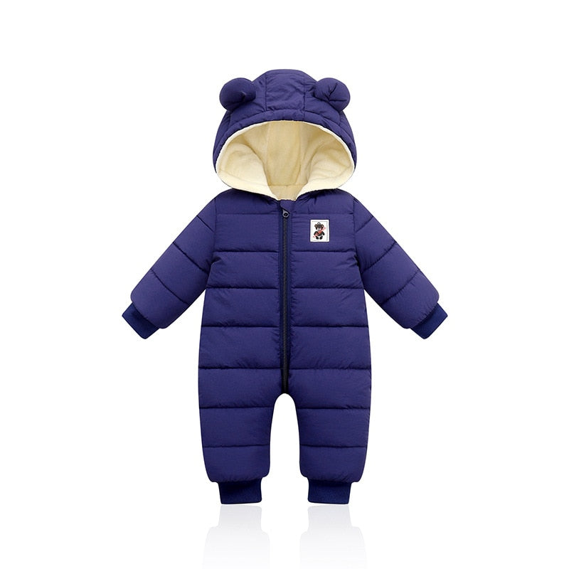 Milo - Winter unisex romper met berenoortjes - Afbeelding 5