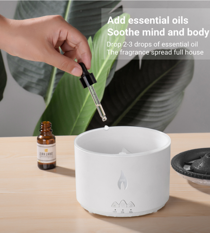 LavaScent luchtbevochtiger – vulkanische vlam met 7-kleuren LED - Afbeelding 6