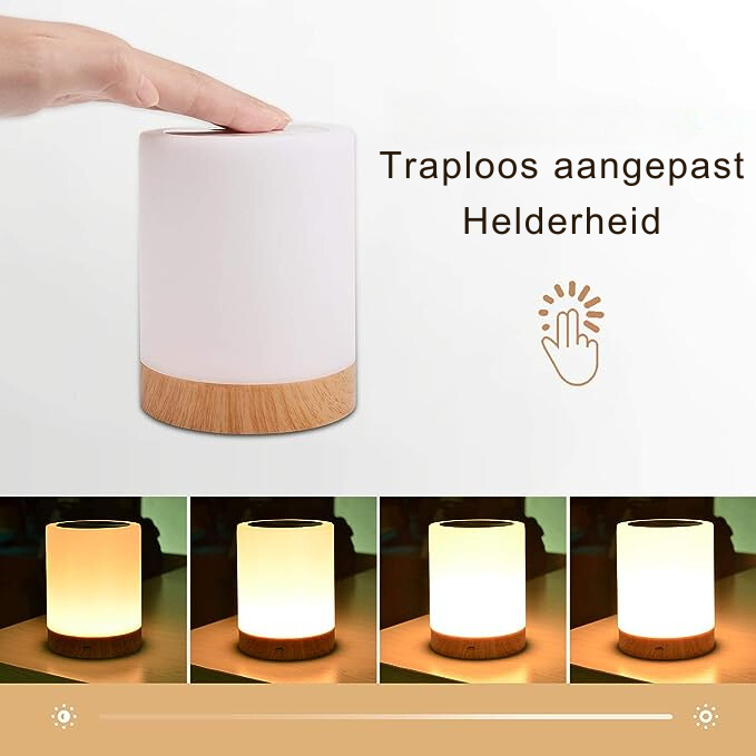 LED nachtlampje met aanraaksensor en oplaadfunctie - Afbeelding 8
