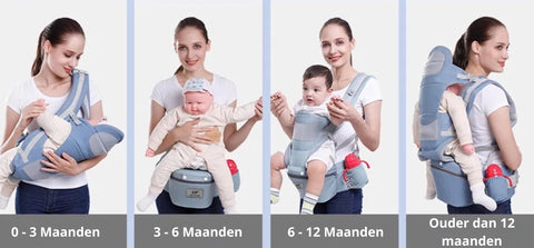 Babytrust draagtas in gebruik