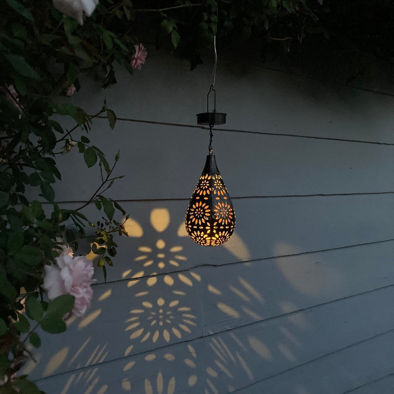 EcoShine - Zonne-energie tuin hanglamp voor sfeervolle buitenverlichting - Afbeelding 6