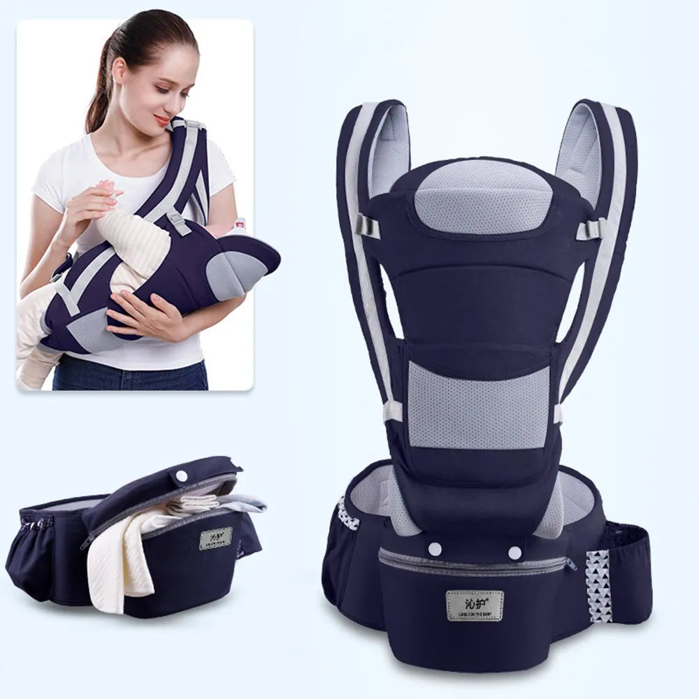 Babytrust ergonomische draagtas – Comfortabel dragen voor ouder en kind - Afbeelding 2