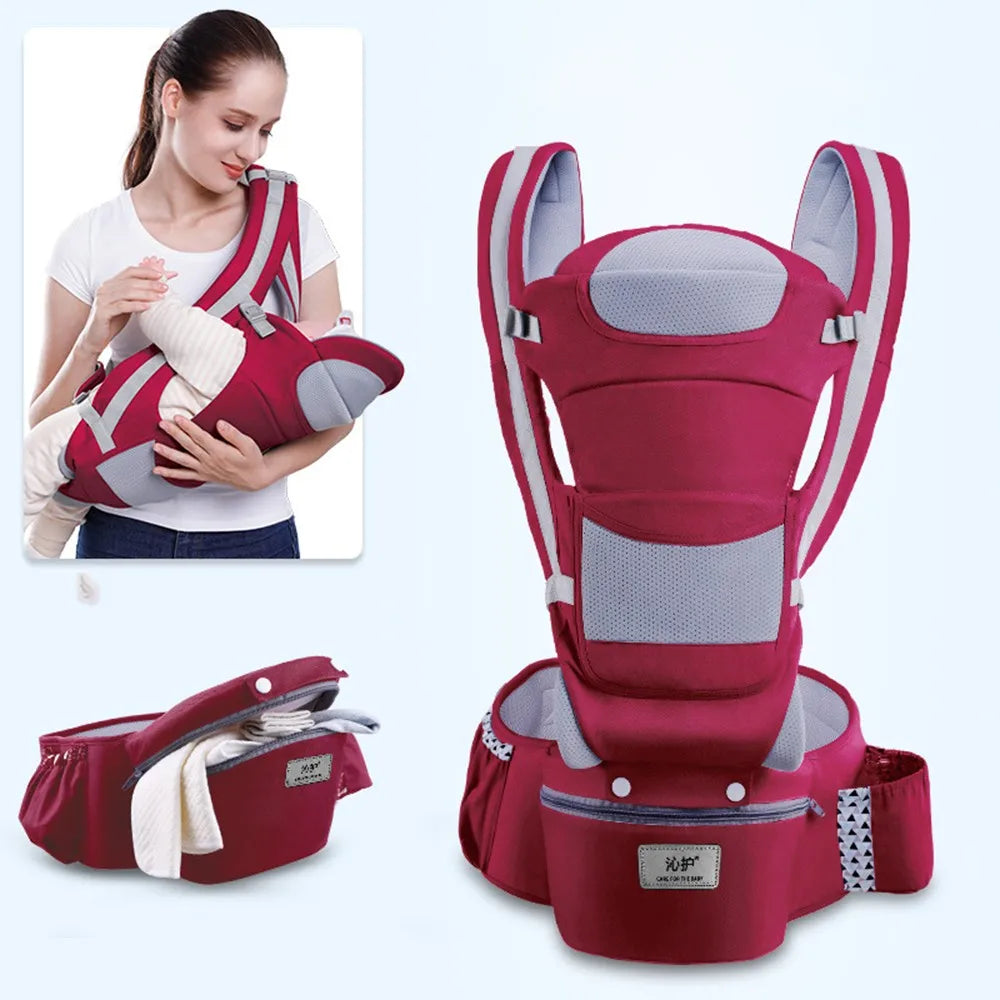 Babytrust ergonomische draagtas – Comfortabel dragen voor ouder en kind - Afbeelding 4