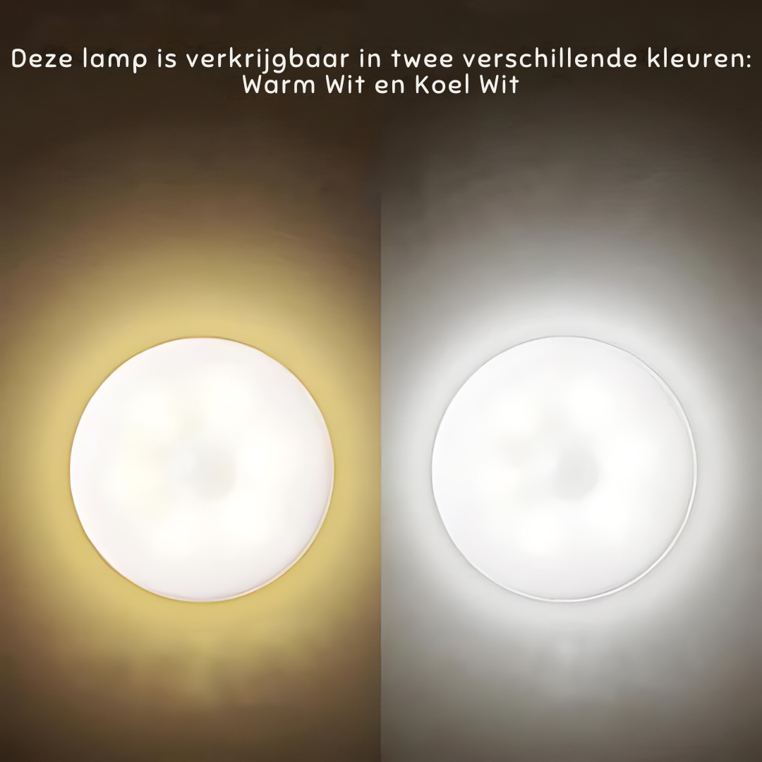 Ronde LED-wandlamp met bewegingssensor | oplaadbaar en energiezuinig - Afbeelding 9