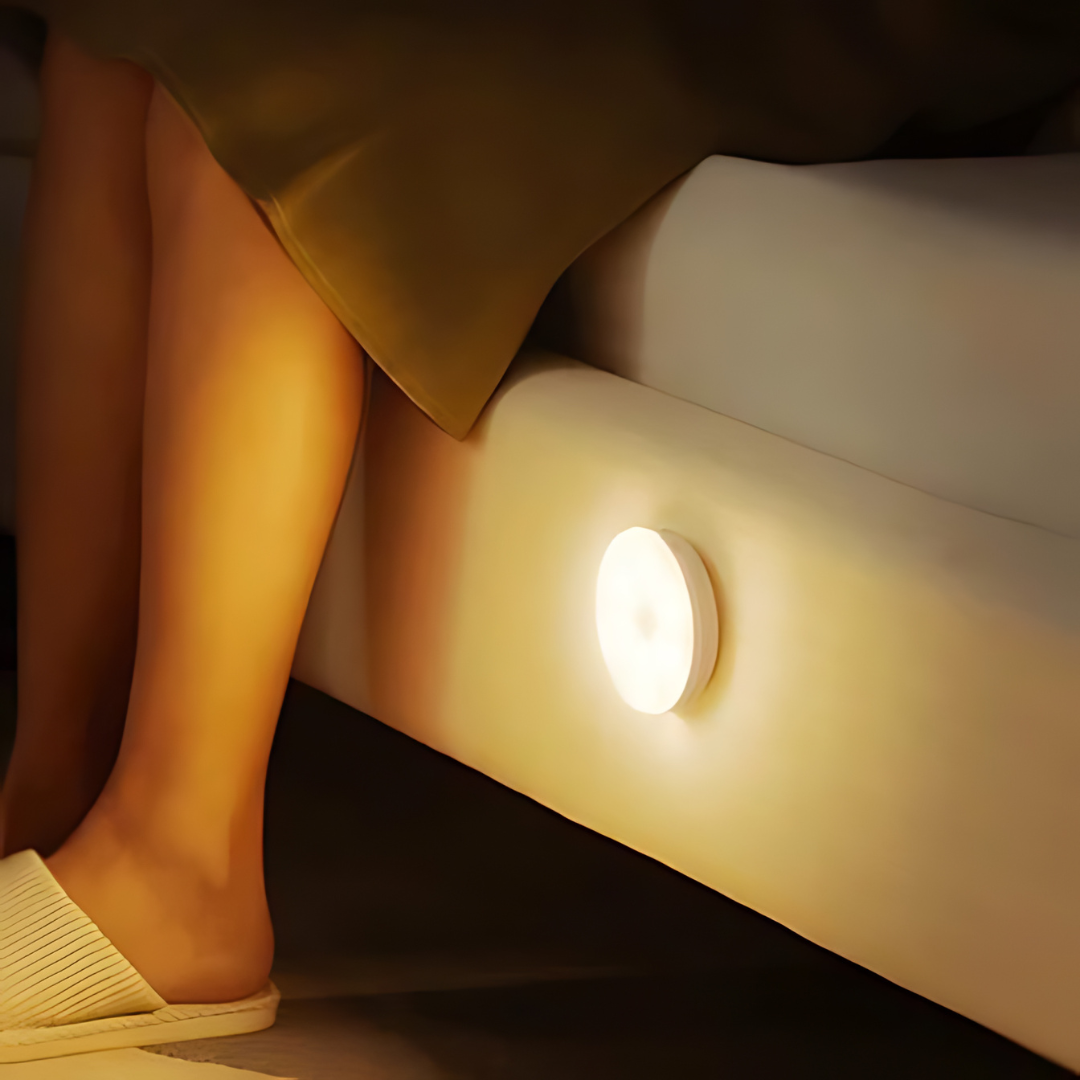 Ronde LED-wandlamp met bewegingssensor | oplaadbaar en energiezuinig - Afbeelding 3