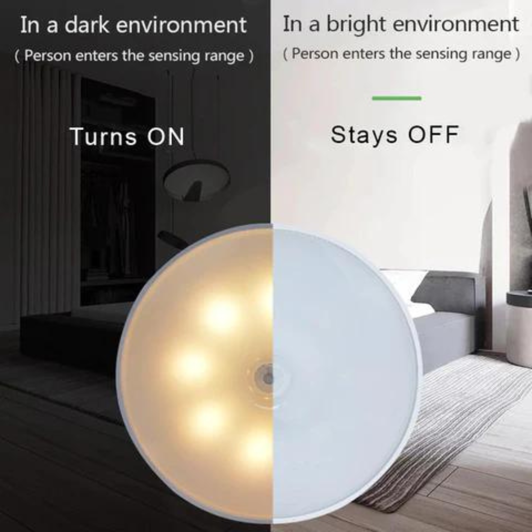 Ronde LED-wandlamp met bewegingssensor | oplaadbaar en energiezuinig - Afbeelding 10