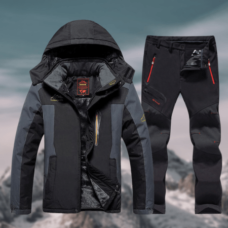 Waterdichte ski set voor heren | duurzame jas en broek voor winteravonturen