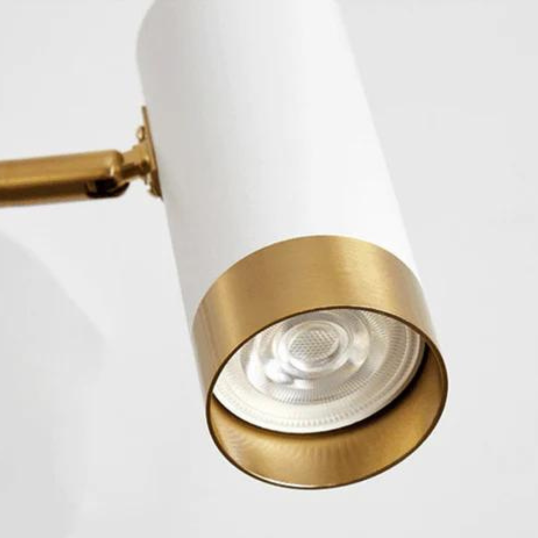 Moderne metalen wandlamp | 360° verstelbaar design en dimbare verlichting - Afbeelding 15