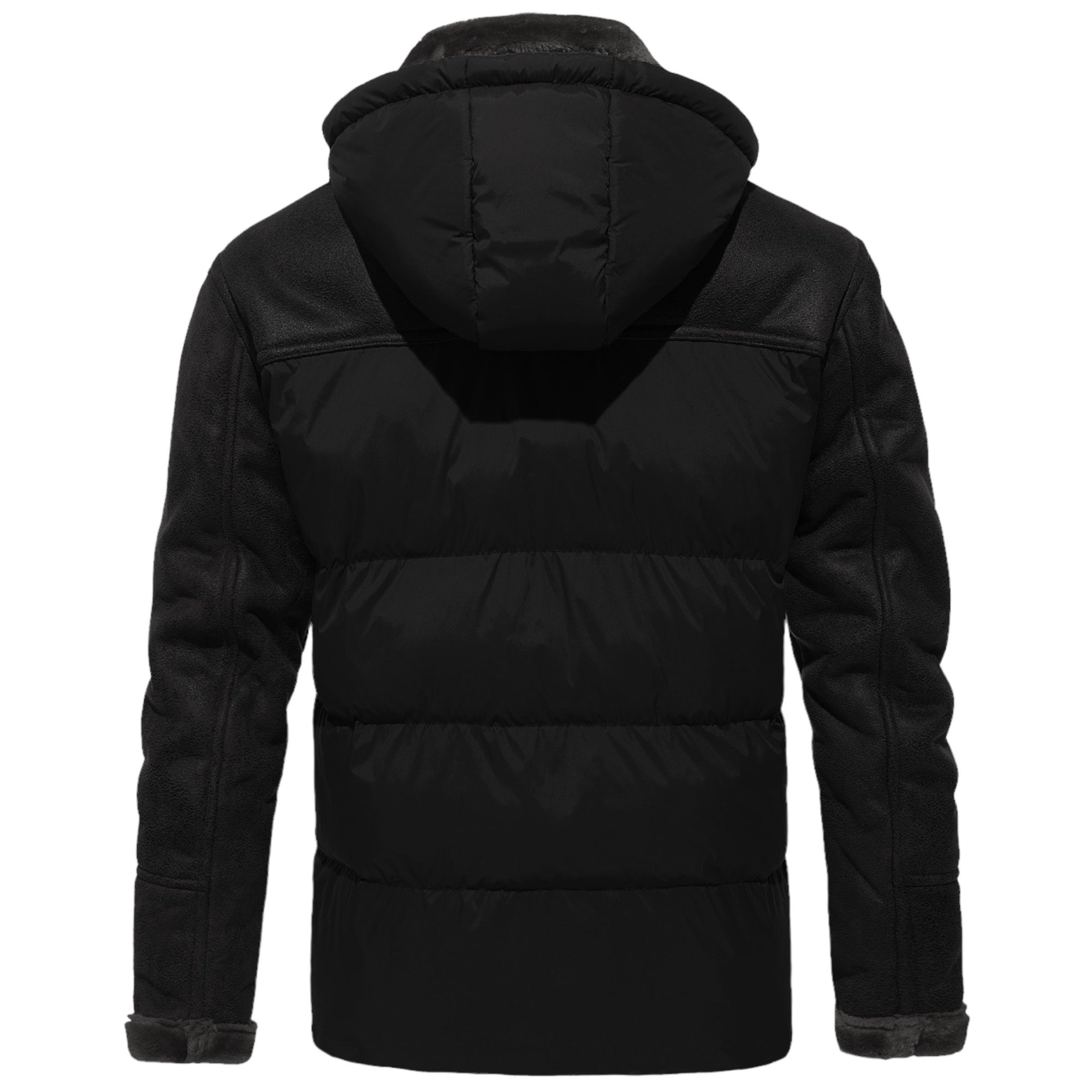 Geïsoleerde sherpa gevoerde puffer jas voor heren | ultieme warmte en comfort - Afbeelding 3