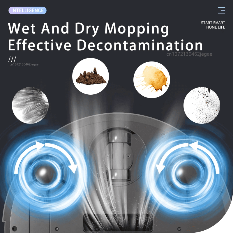 EcoClean robotstofzuiger in actie