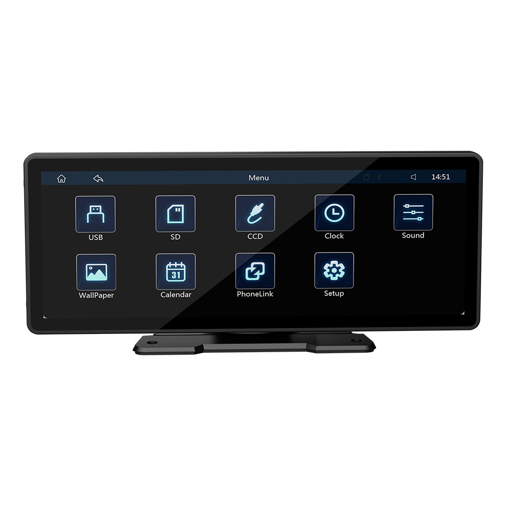 QuickView - 10.26" 4K Dash Cam met draadloze CarPlay, Android Auto, 5G WiFi en GPS - Afbeelding 7