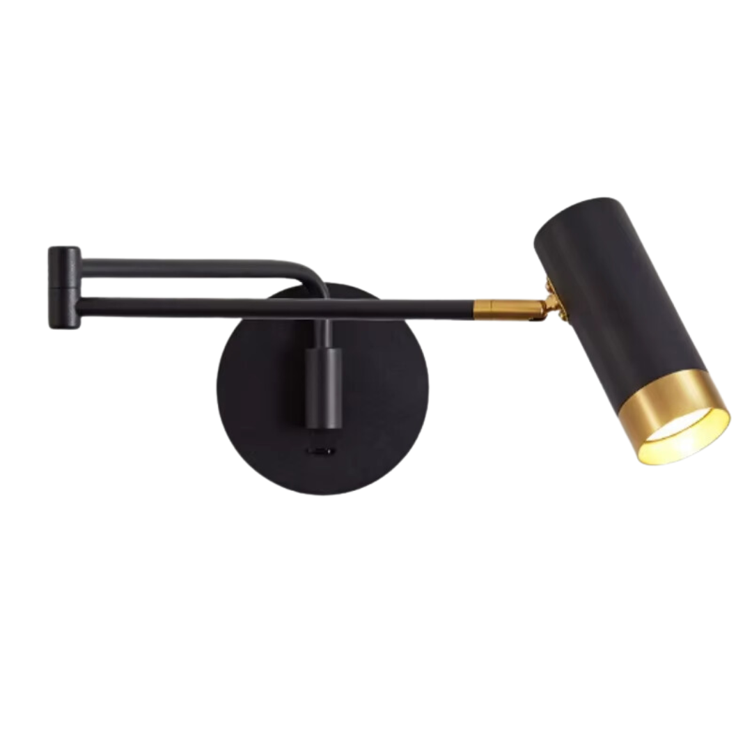 Moderne metalen wandlamp | 360° verstelbaar design en dimbare verlichting