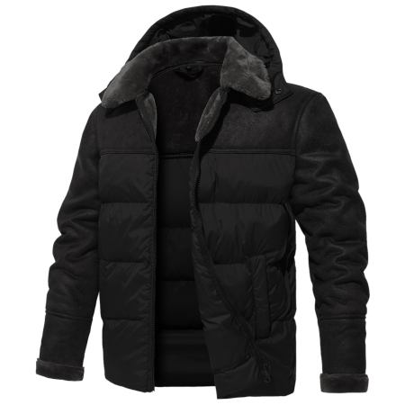 Geïsoleerde sherpa gevoerde puffer jas voor heren | ultieme warmte en comfort