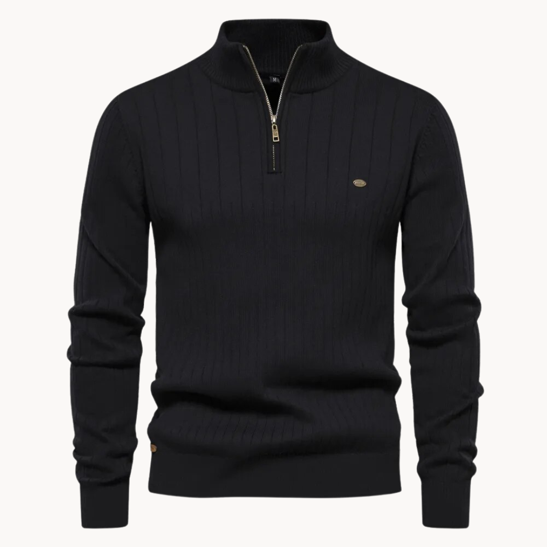 Benton | Quarter-zip heren trui – modern en comfortabel - Afbeelding 4