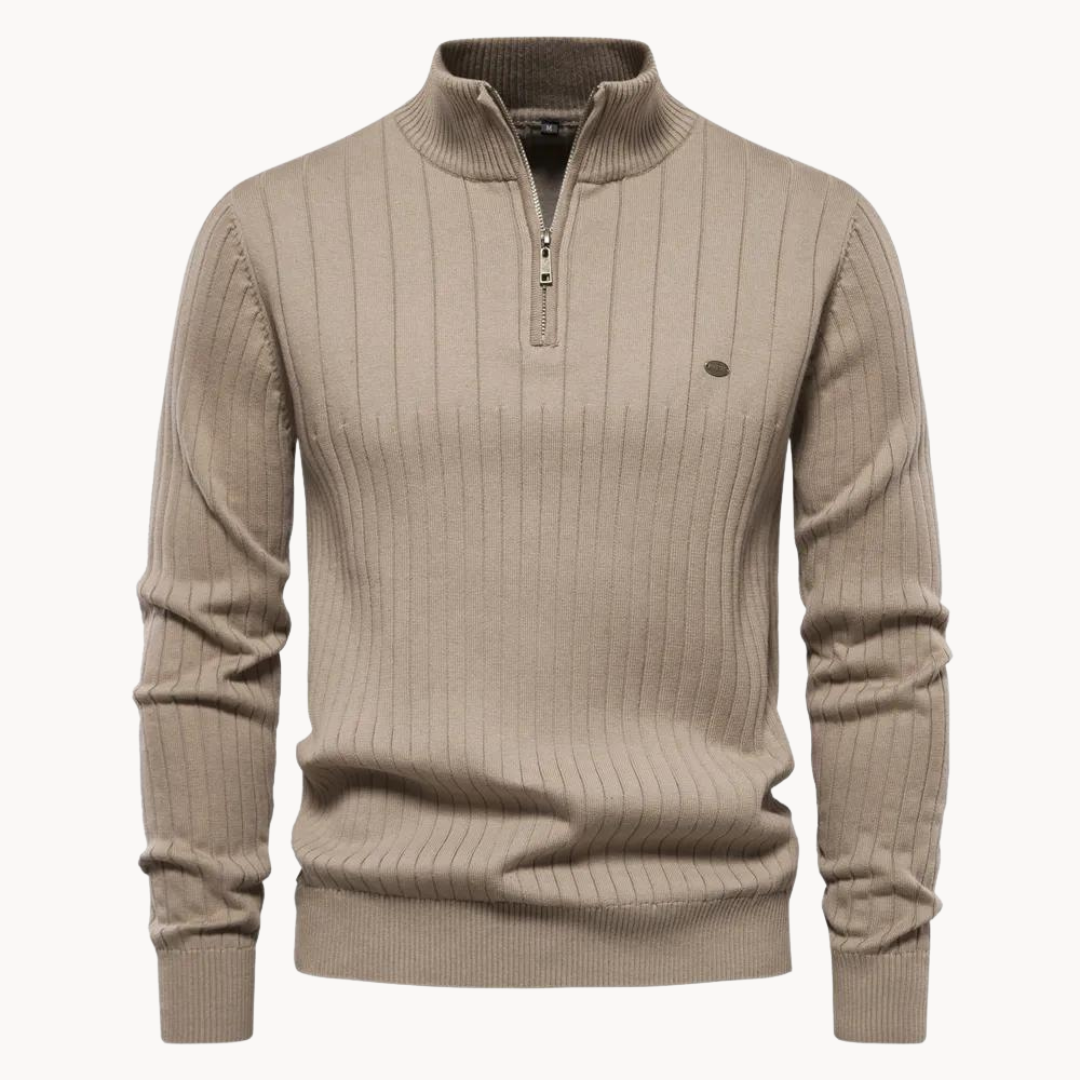 Benton | Quarter-zip heren trui – modern en comfortabel - Afbeelding 3