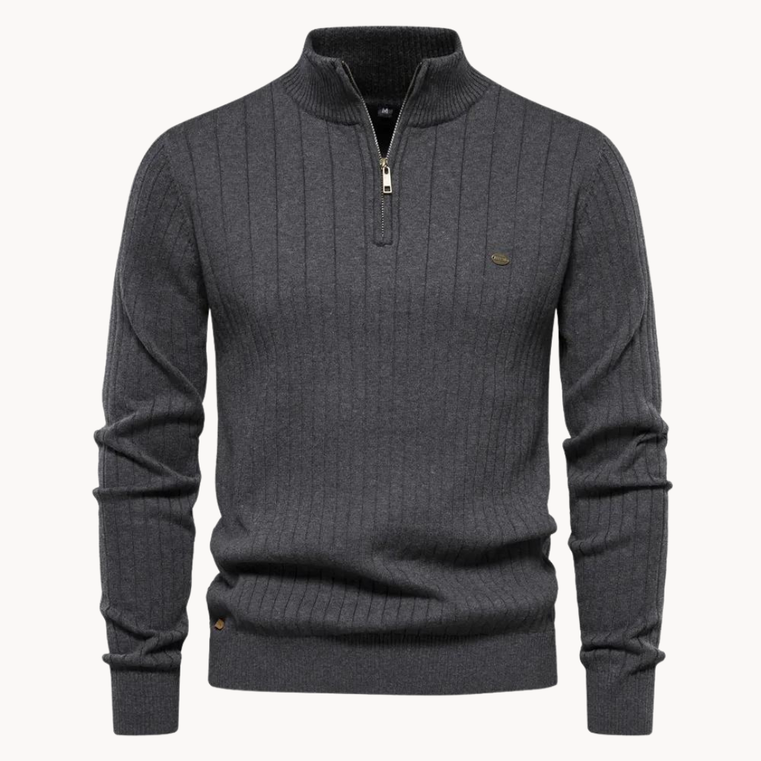 Benton | Quarter-zip heren trui – modern en comfortabel - Afbeelding 5