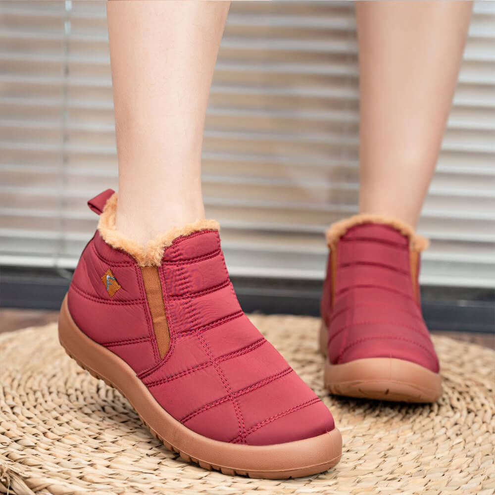 Waterbestendige winter instappers voor dames | warme en comfortabele schoenen - Afbeelding 13