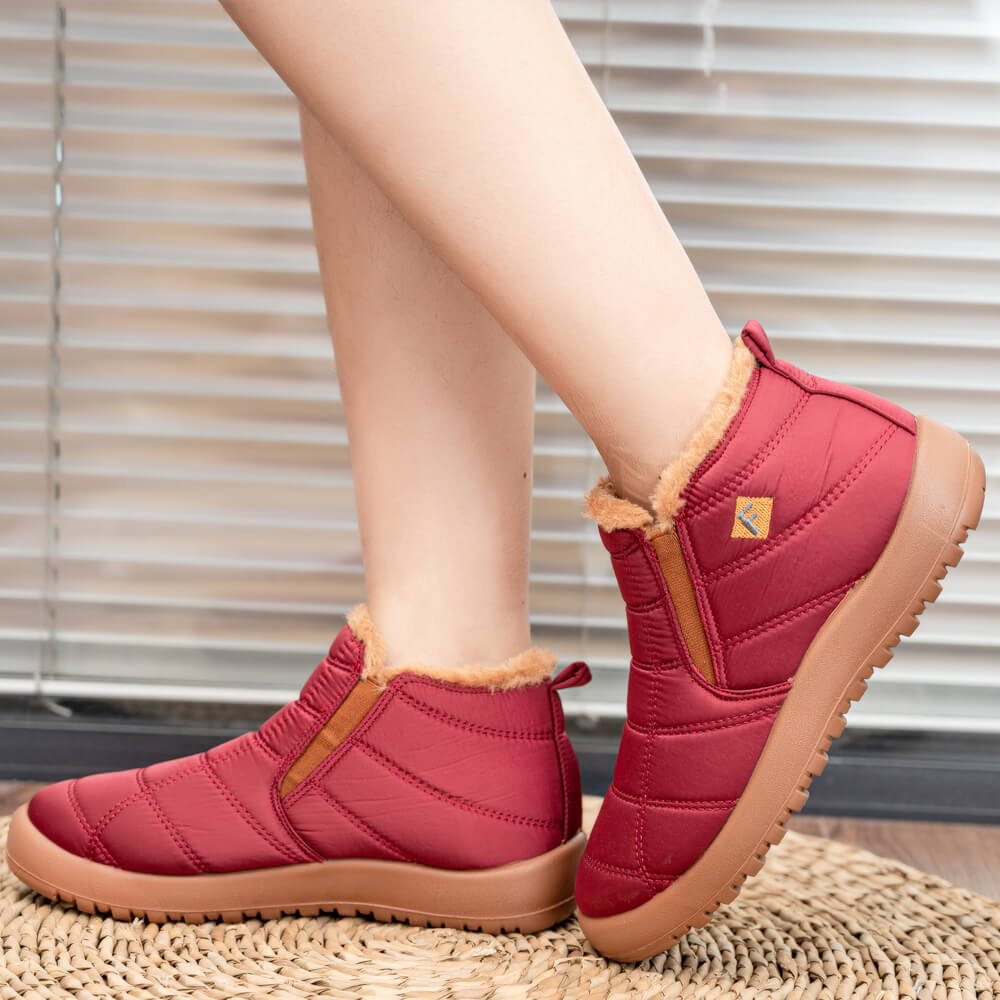 Waterbestendige winter instappers voor dames | warme en comfortabele schoenen - Afbeelding 12