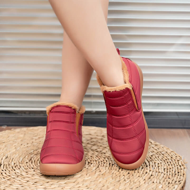 Waterbestendige winter instappers voor dames | warme en comfortabele schoenen - Afbeelding 11