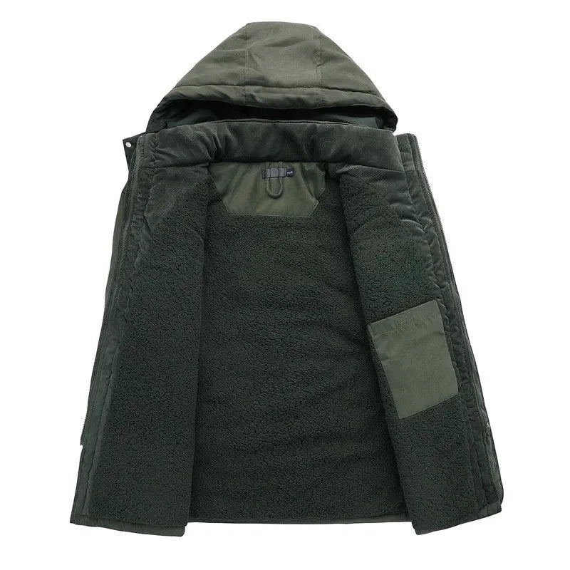 Casual winterjas met isolatie voor heren | waterbestendige outdoor parka - Afbeelding 5