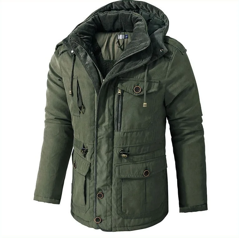 Casual winterjas met isolatie voor heren | waterbestendige outdoor parka - Afbeelding 6