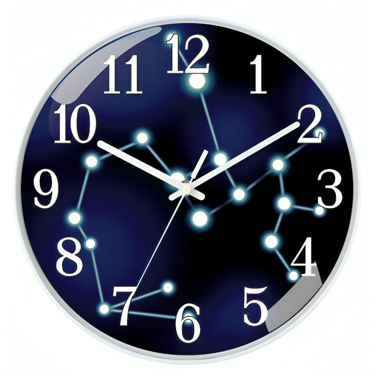 PrismaArt - Stijlvolle Glas Wandklok voor een verfijnde look - Afbeelding 3