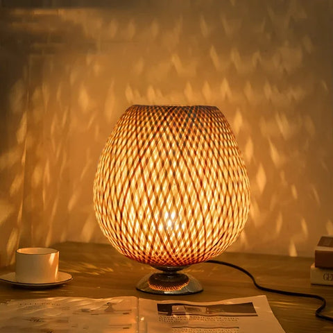 BambooHeritage bamboe tafellamp