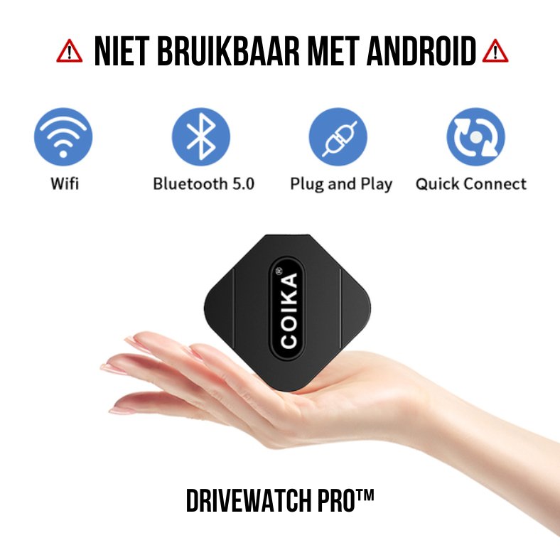 DriveCast Pro - draadloze streaming adapter voor CarPlay en Android Auto - Afbeelding 4