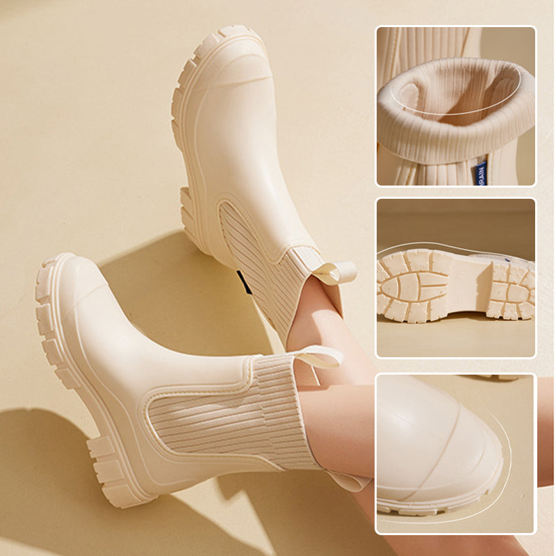 Zara | Waterdichte laarzen met dikke zool - Afbeelding 2