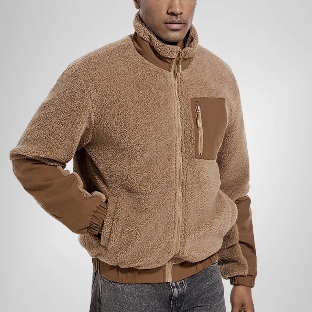 Oscar – stijlvolle zip-up mannen trui - Afbeelding 2