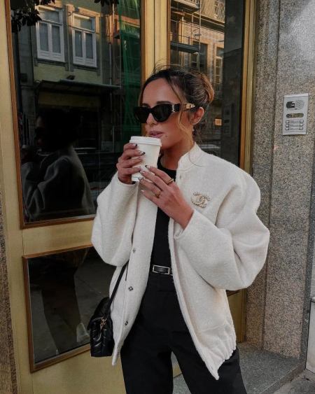 Angel | Tijdloze tweed jas – modern en veelzijdig