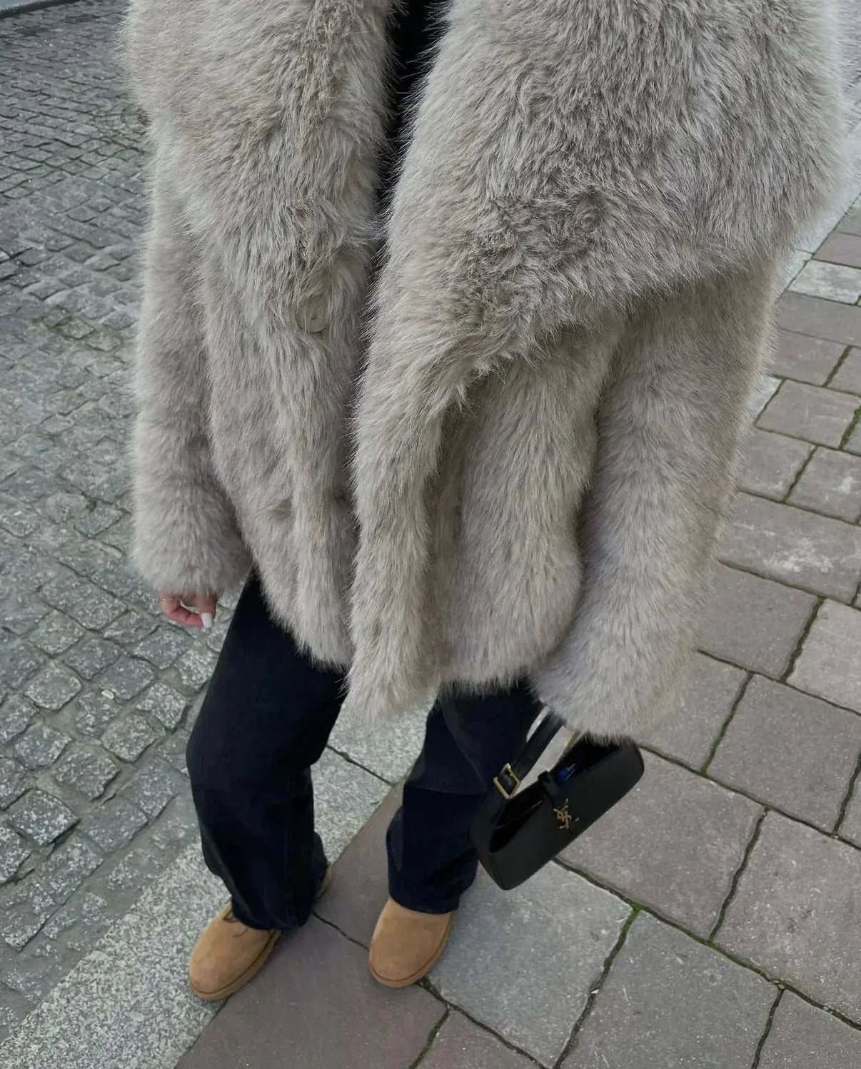 Macy faux fur jas – zacht, warm en veelzijdig - Afbeelding 3