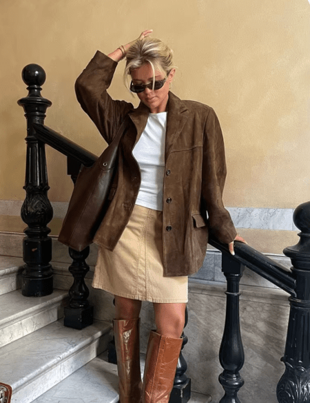 Nina | Suède blazer