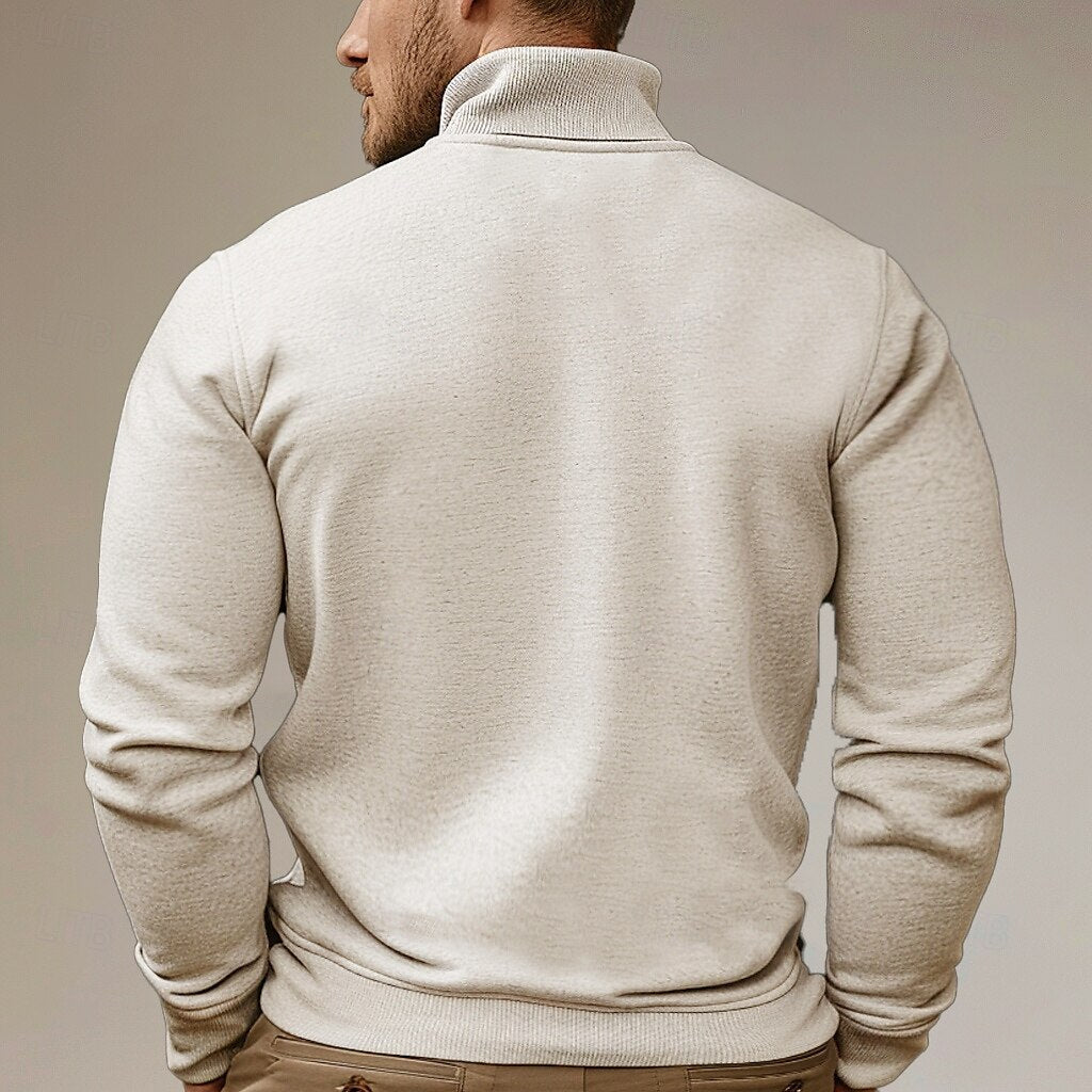 Milo – half-zip trui voor heren - Afbeelding 3