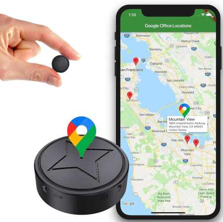 UltraTrack GPS-tracker – Magnetische Bevestiging en Real-Time Tracking