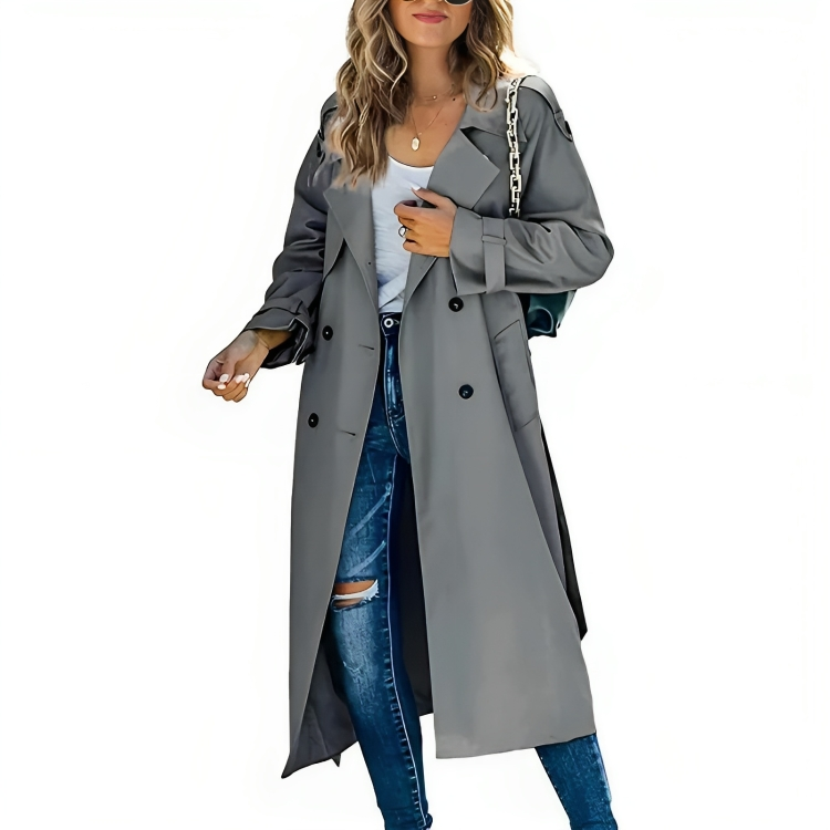 Zara | Dames trenchcoat met klassiek design - Afbeelding 4