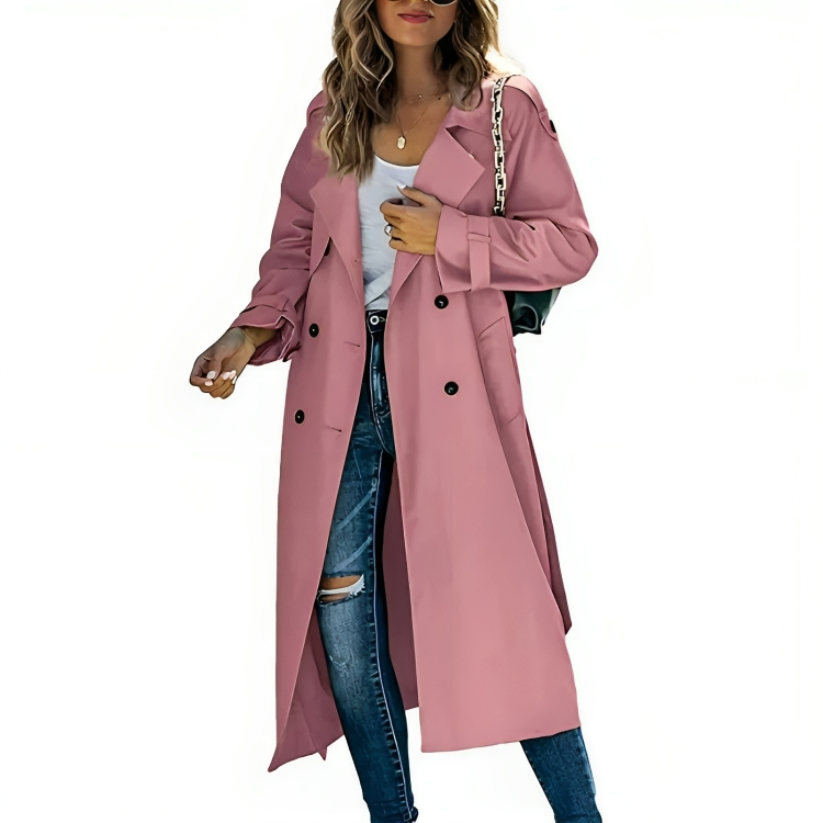 Zara | Dames trenchcoat met klassiek design - Afbeelding 2